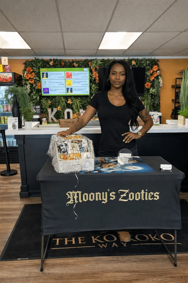Moony's Zootics brand ambassador at retail activation